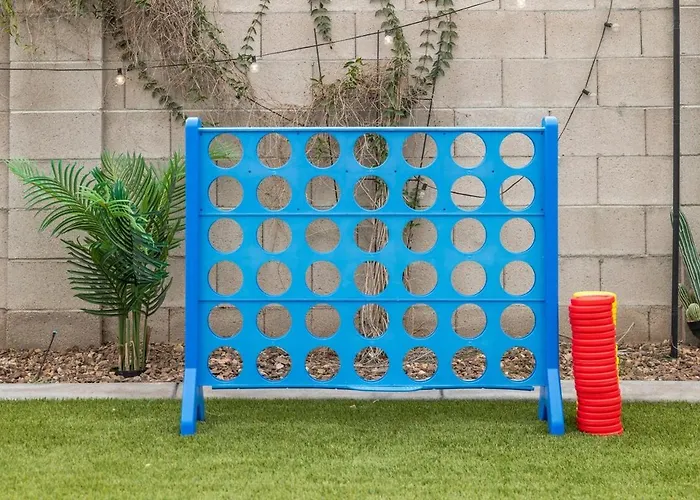 Retreat Pool Fire Pit Games Scottsdale